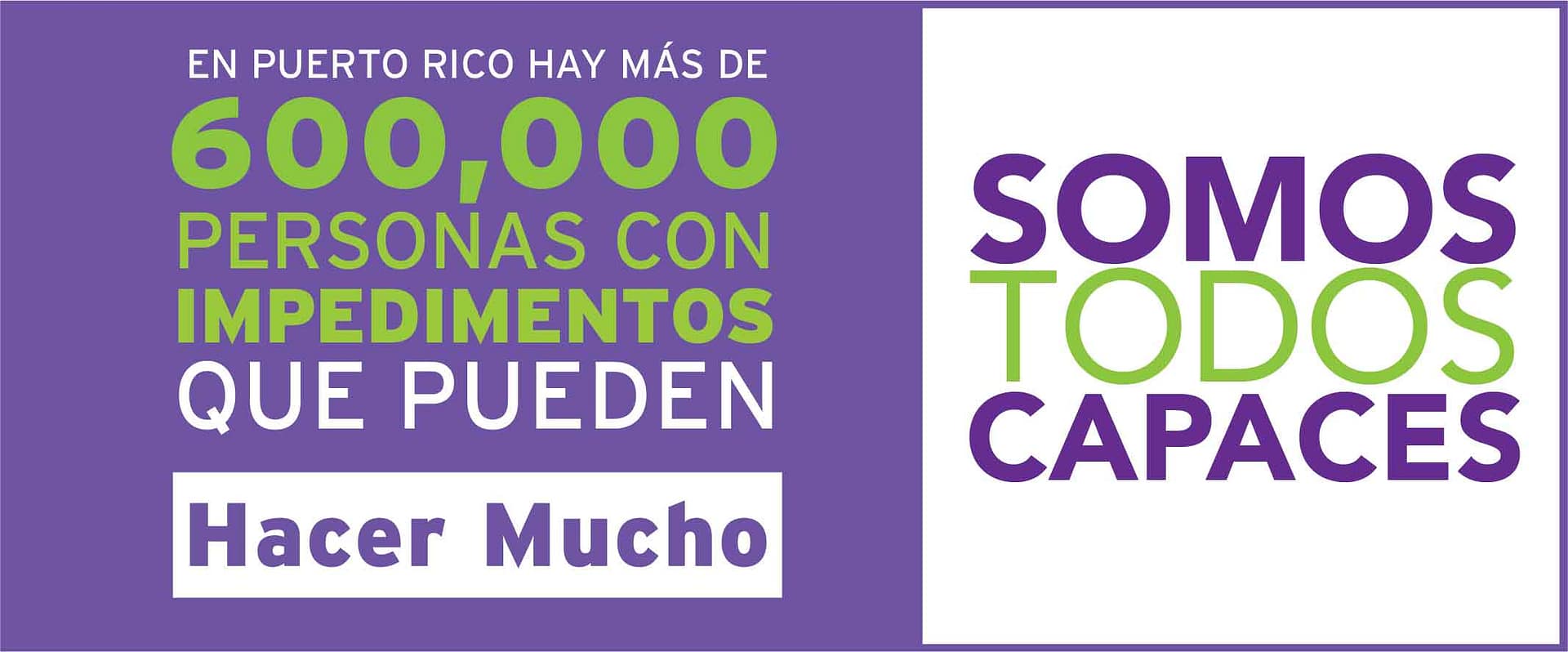 Imagen de logo Somos Todos Capaces en colores violeta y verde.